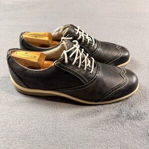 FootJoy LoPro Collection Women's Wing Tip Golf Shoes- Charcoal Gray